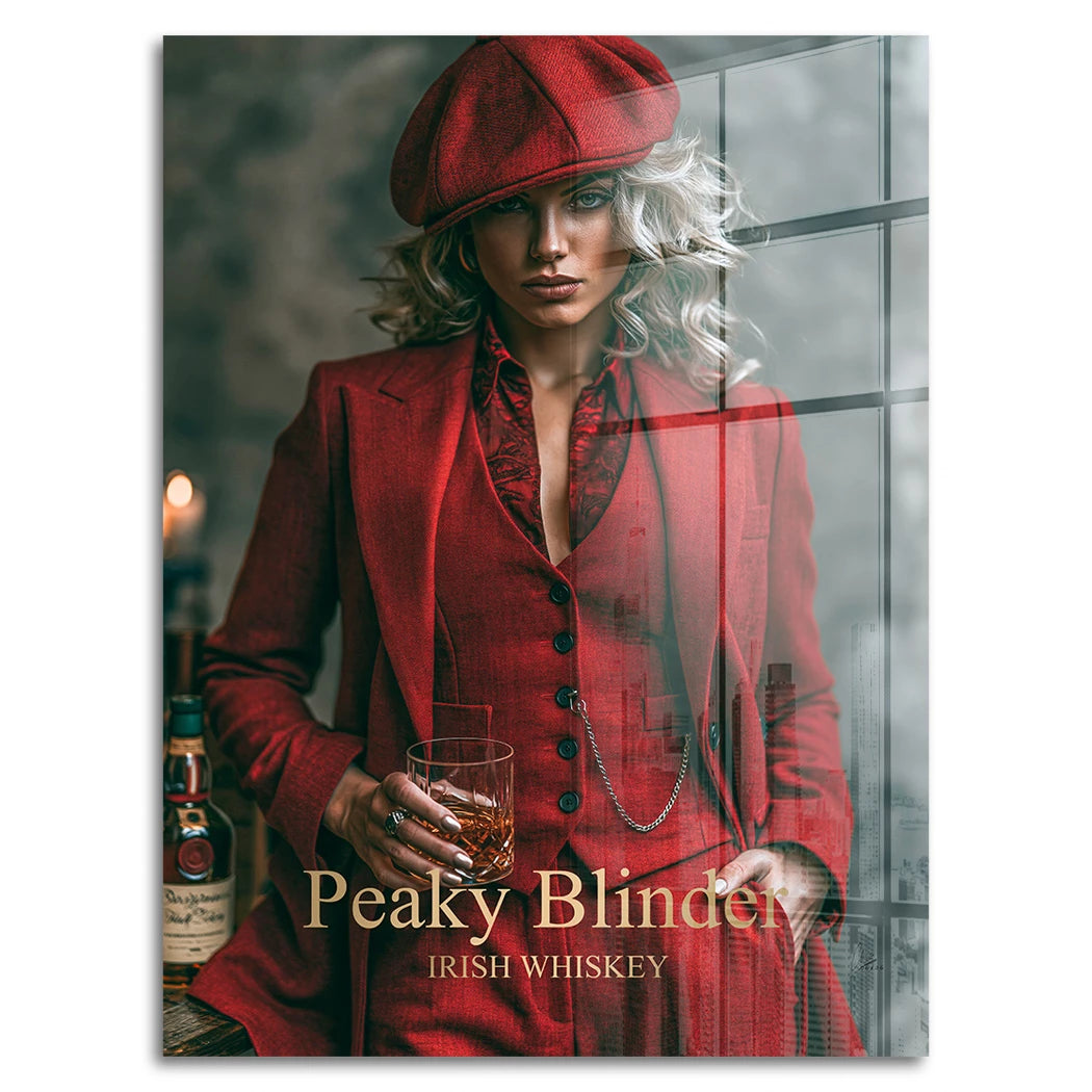 Peaky Blinder Lady Acrylglasbild