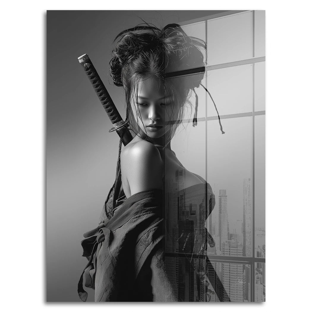 Samurai Diva Acrylglasbild