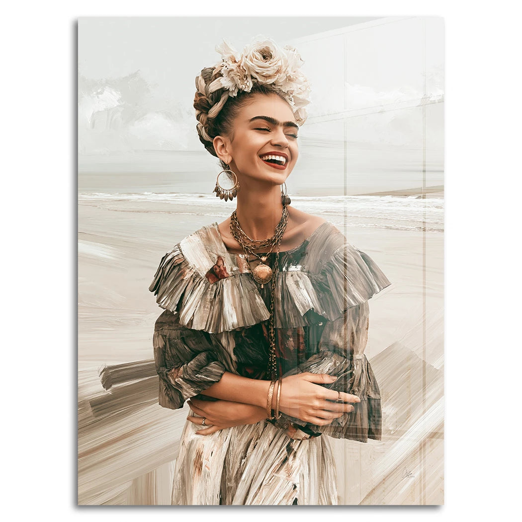 Frida Lebensfreude Acrylglasbild