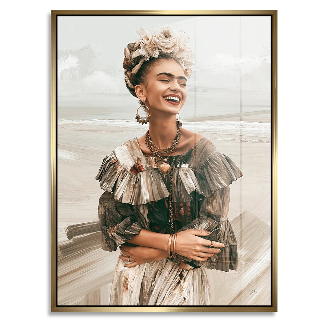 Frida Lebensfreude Acrylglasbild
