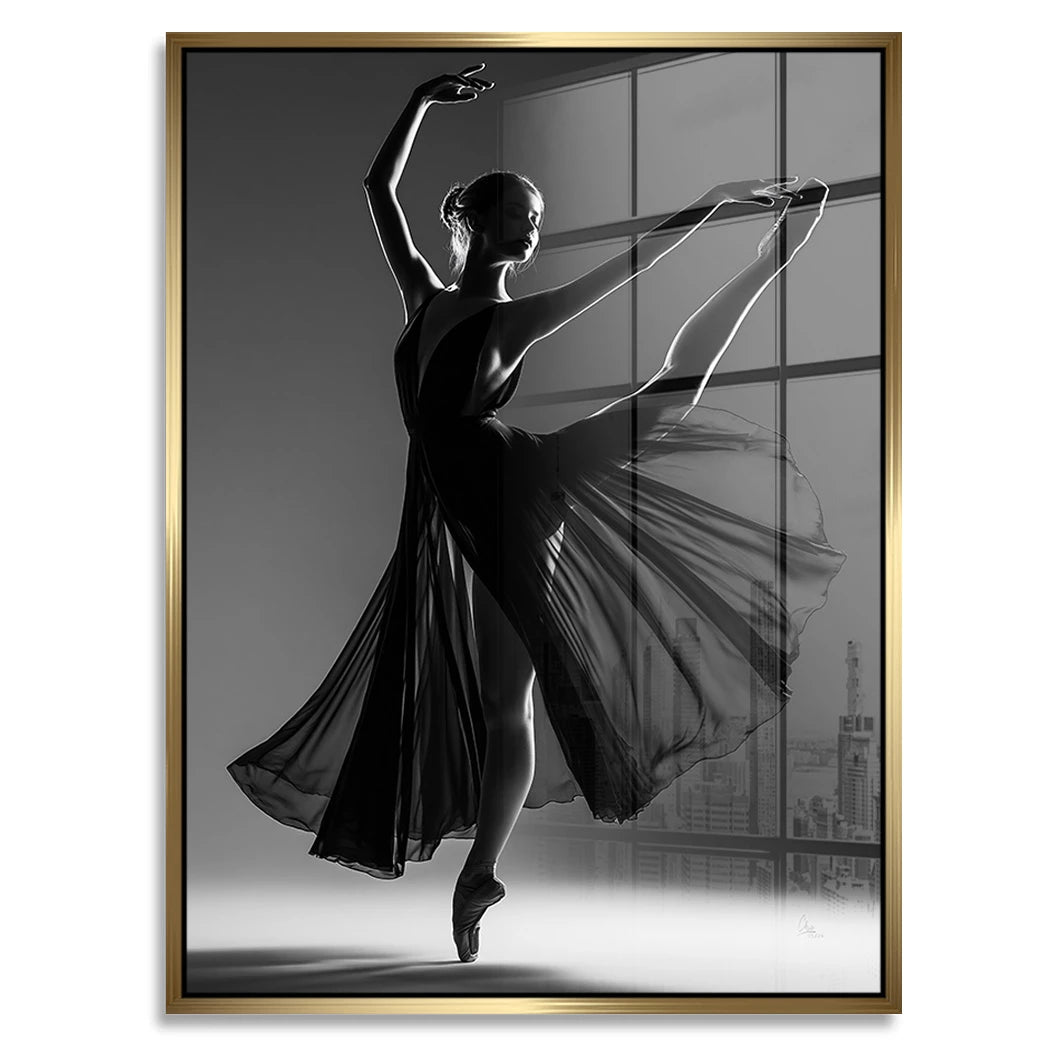 Ballerina Schattenpoesie Acrylglasbild