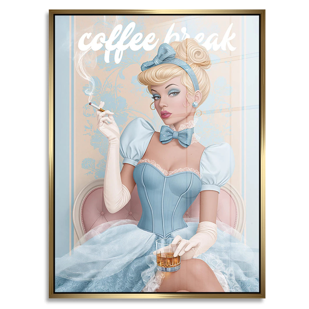 Cinderella Coffee Acrylglasbild
