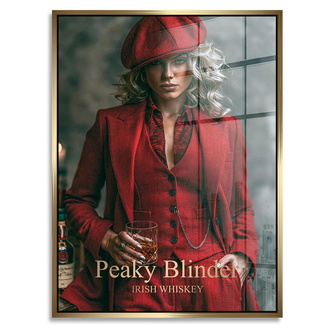 Peaky Blinder Lady Acrylglasbild