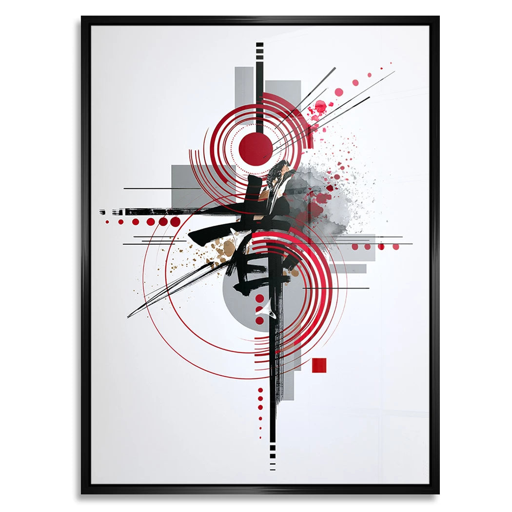 Zen Geometrie Acrylglasbild