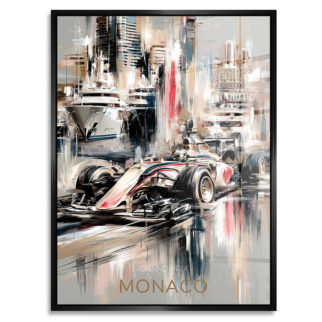 Monaco Formula Acrylglasbild