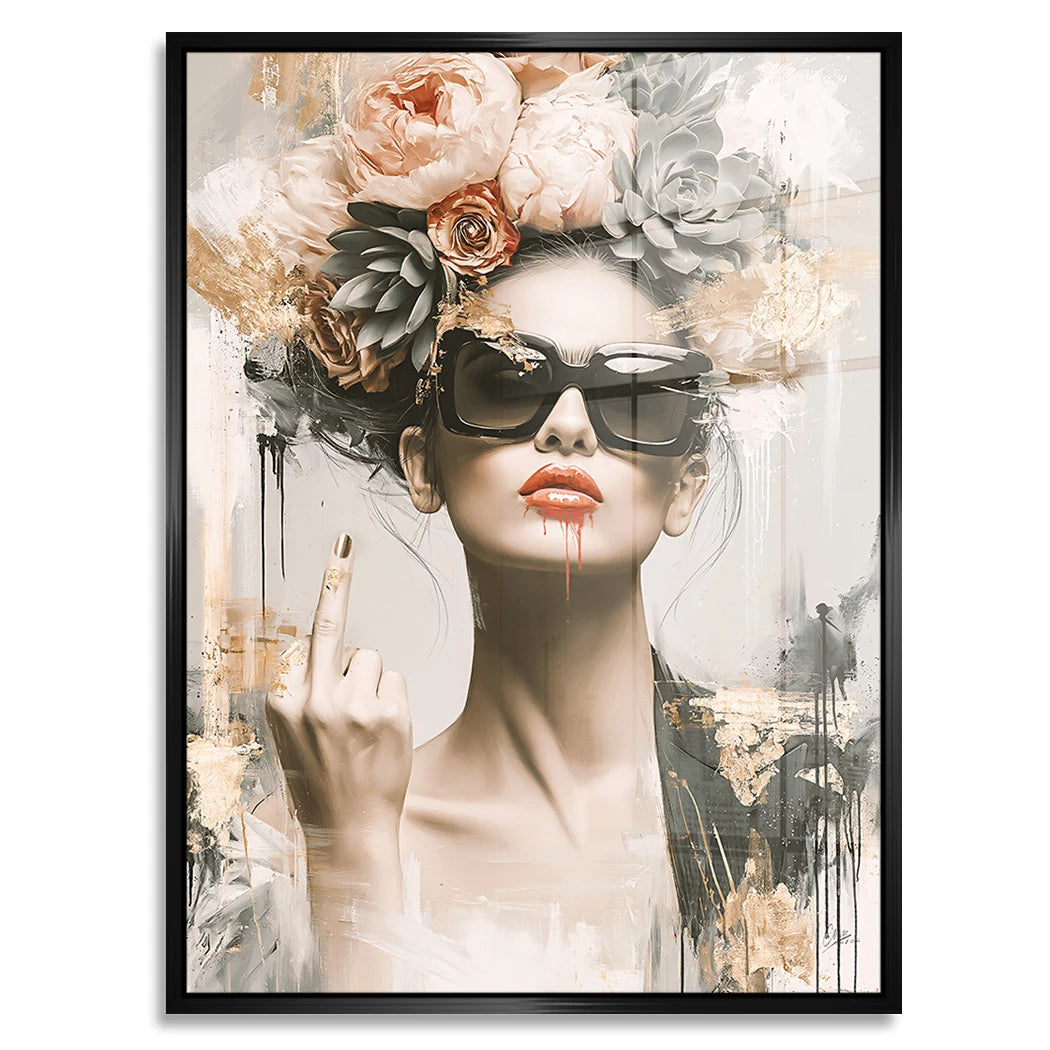 Frida Kahlo Statement Acrylglasbild