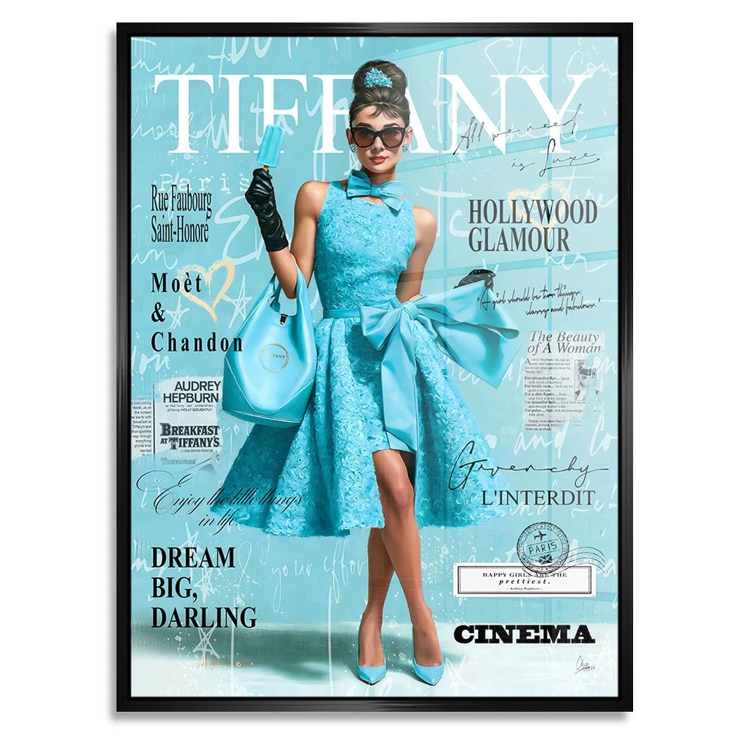 Audrey Tiffany Chic Acrylglasbild