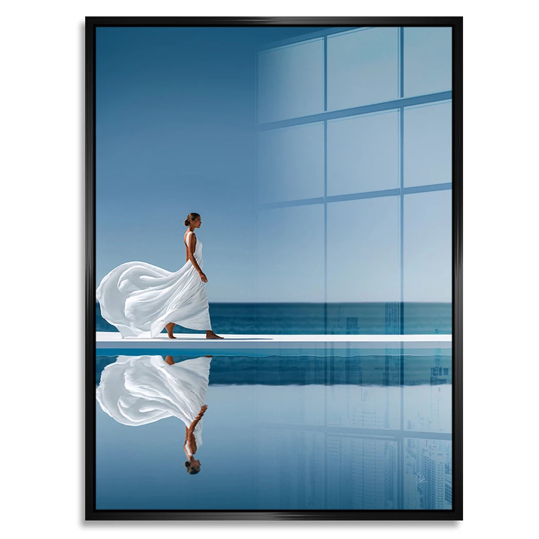 Blue Silence Acrylglasbild