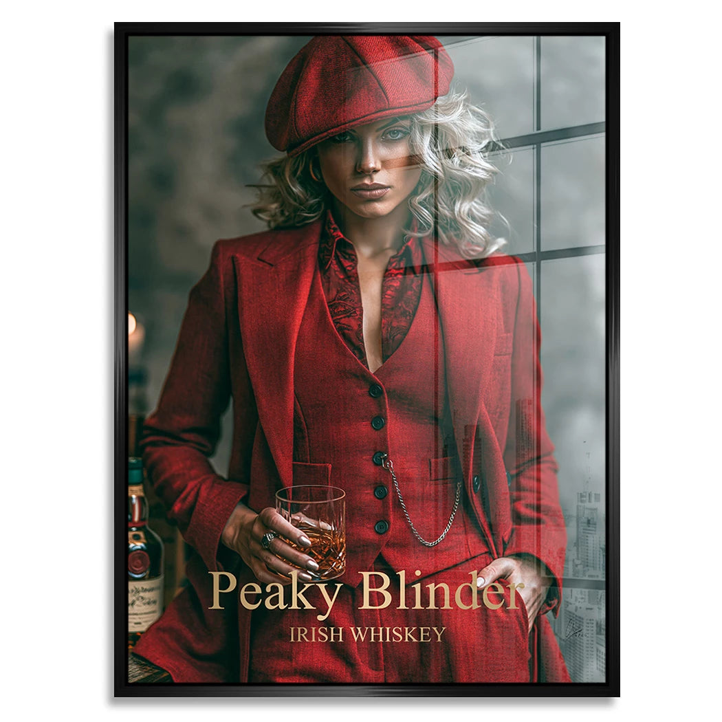 Peaky Blinder Lady Acrylglasbild