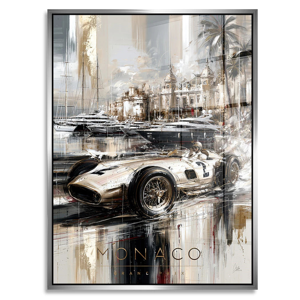 Monaco Pole Position Acrylglasbild