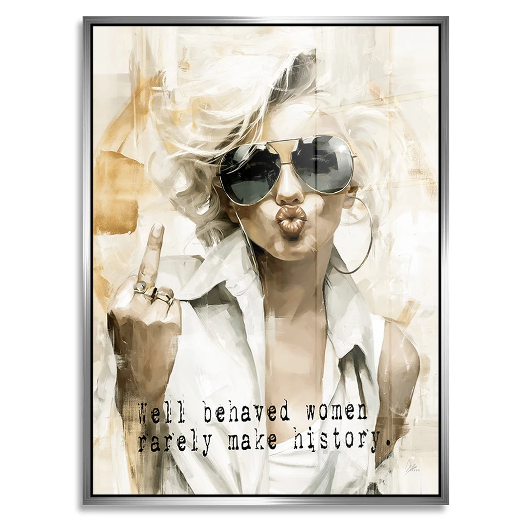 Marilyn Monroe Rebell Acrylglasbild