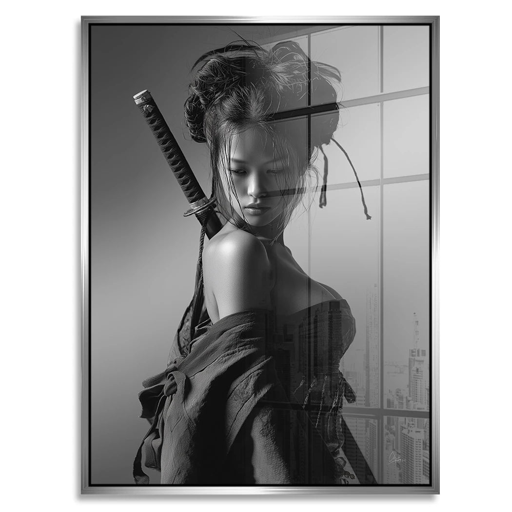 Samurai Diva Acrylglasbild