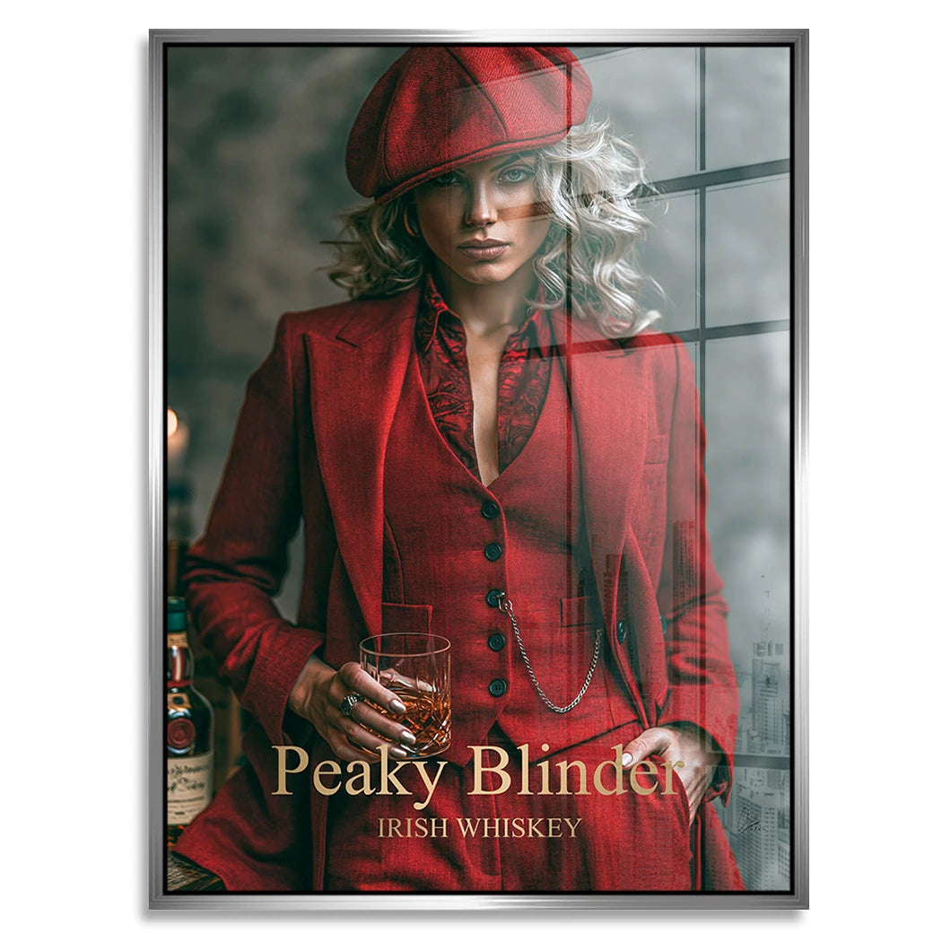 Peaky Blinder Lady Acrylglasbild