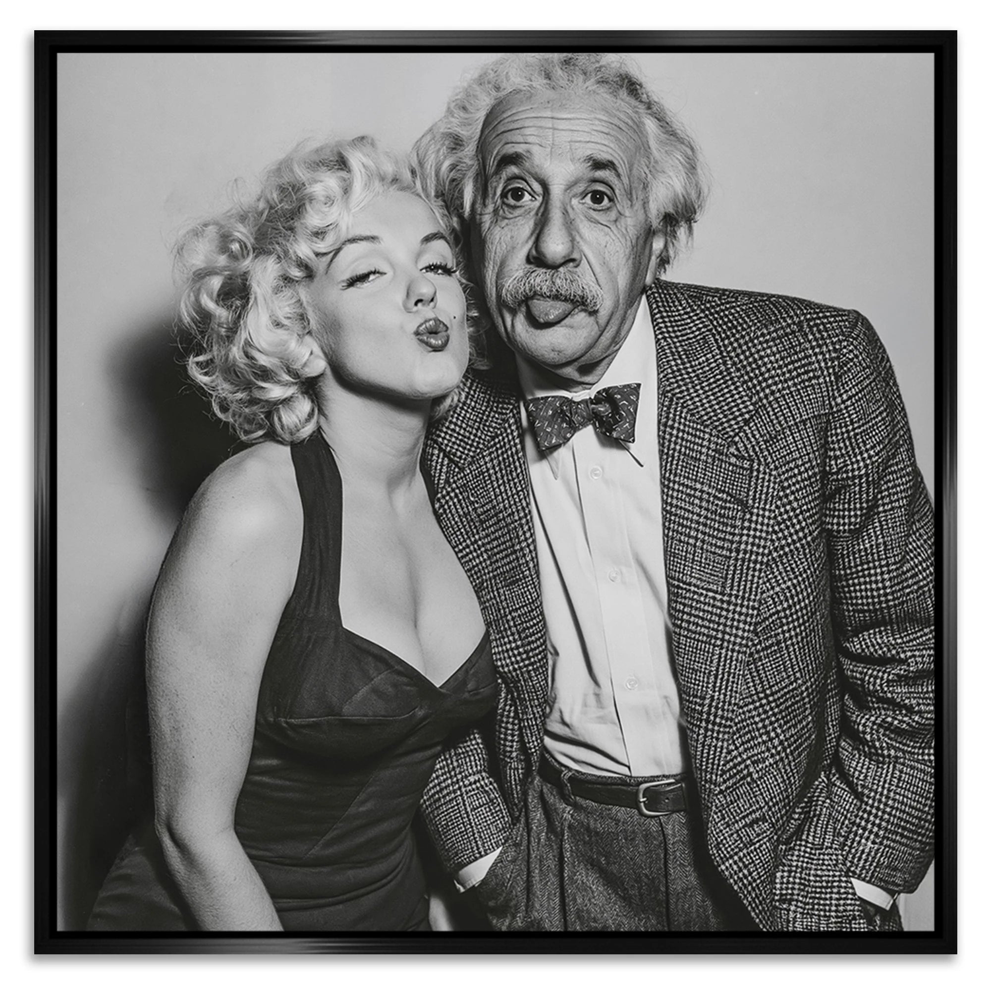 Einstein Monroe Twist Alu Dibond Wandbild