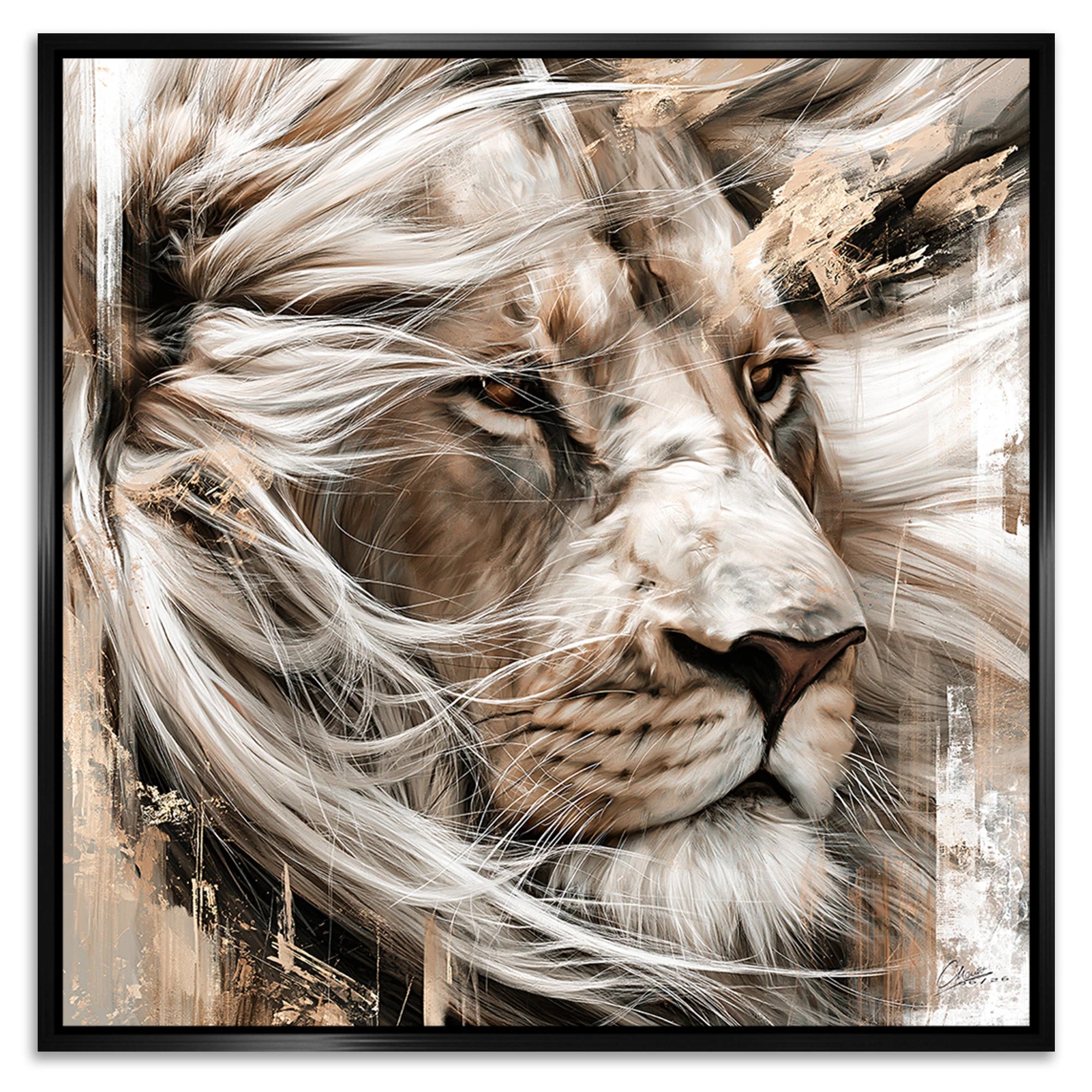 Lion King Alu Dibond Wandbild