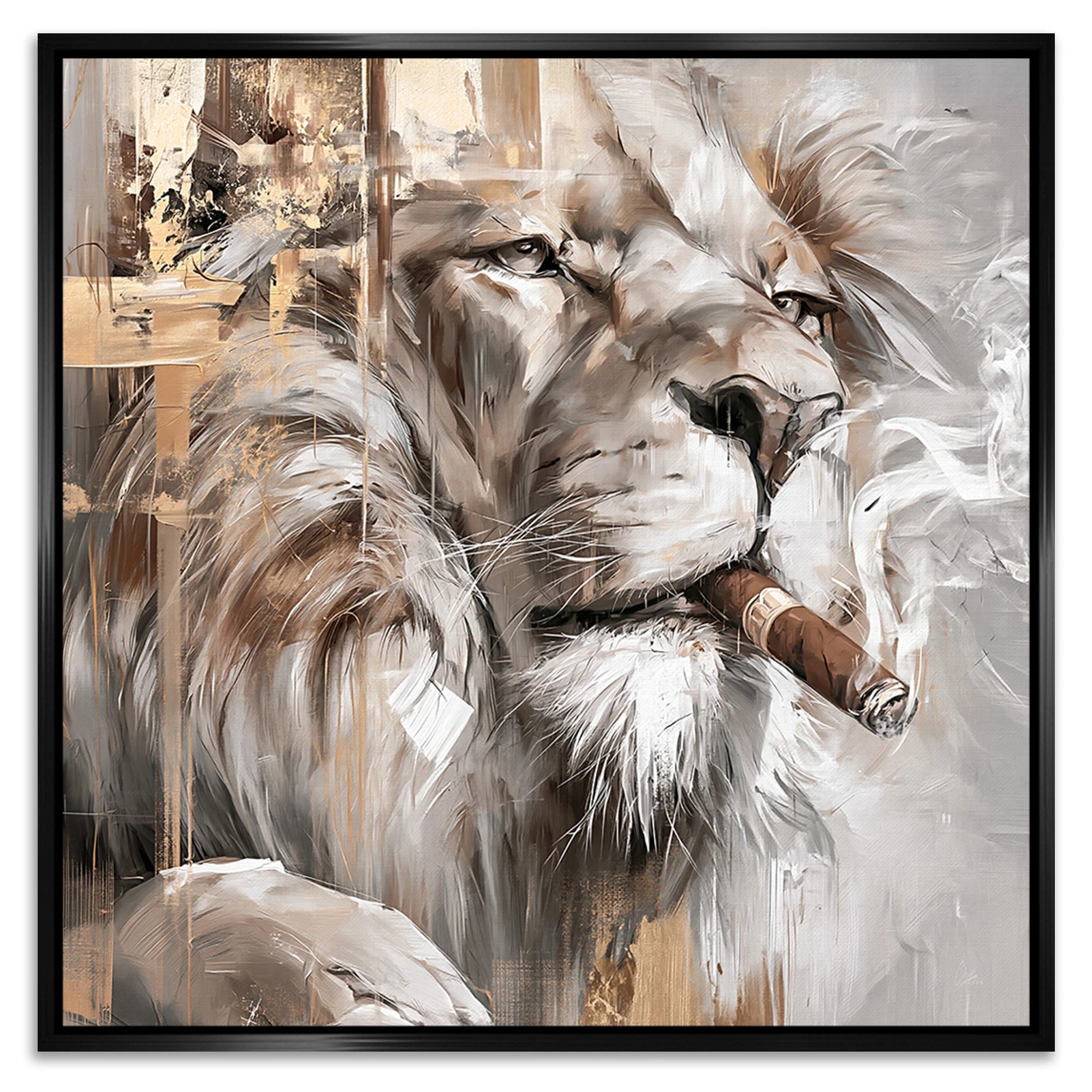 Royal Lion Alu Dibond Wandbild