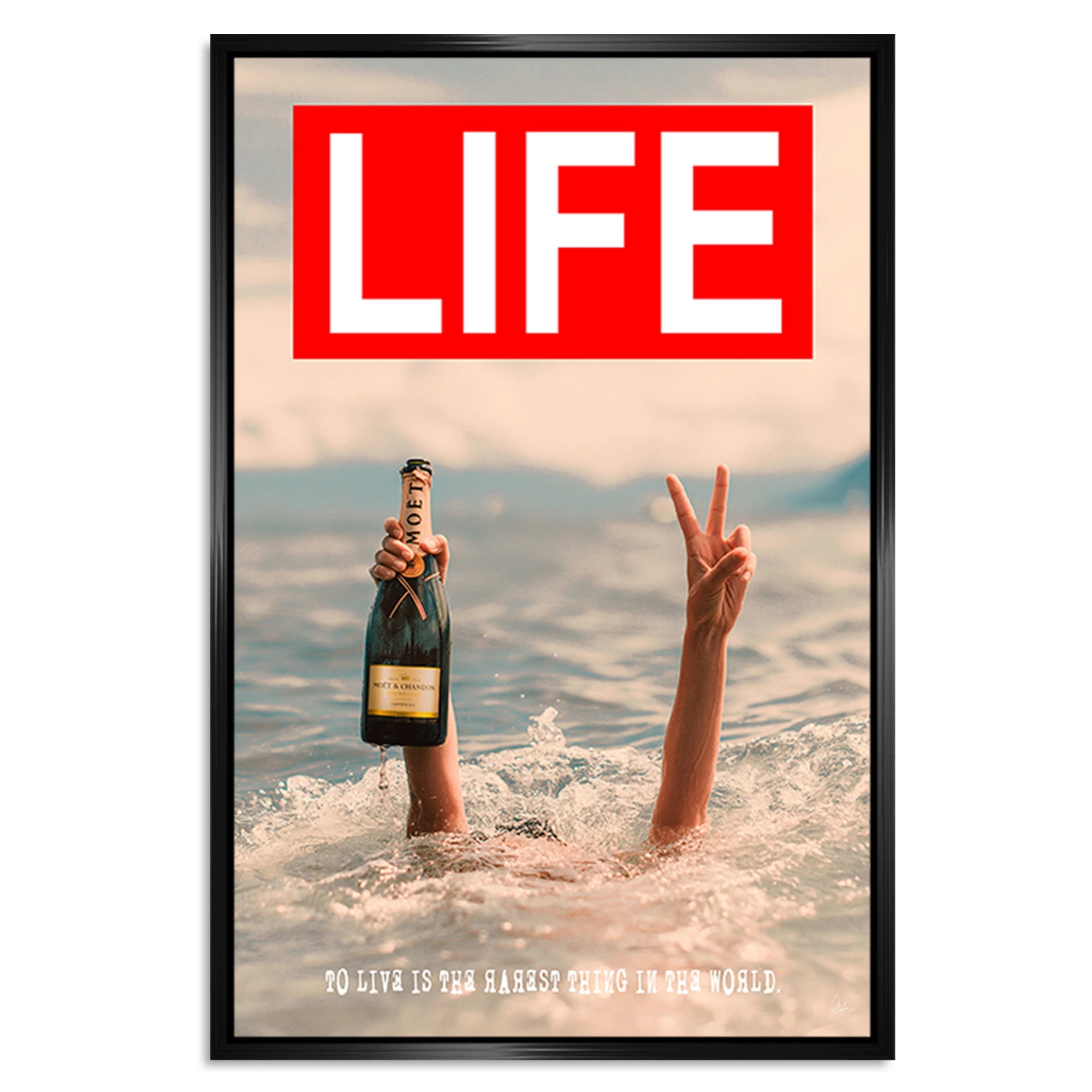 Life Moment Alu Dibond Wandbild