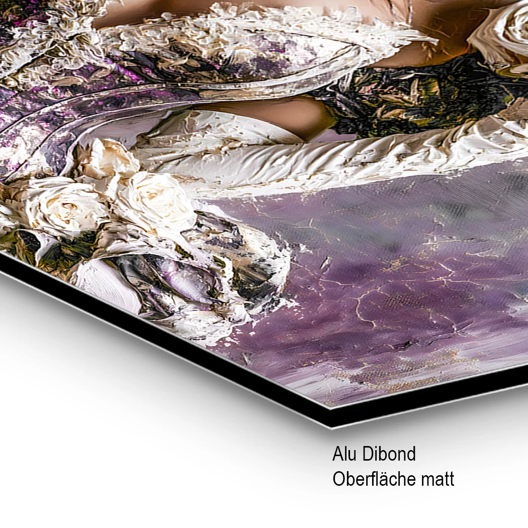 Blüten Couture AluDibond Wandbild