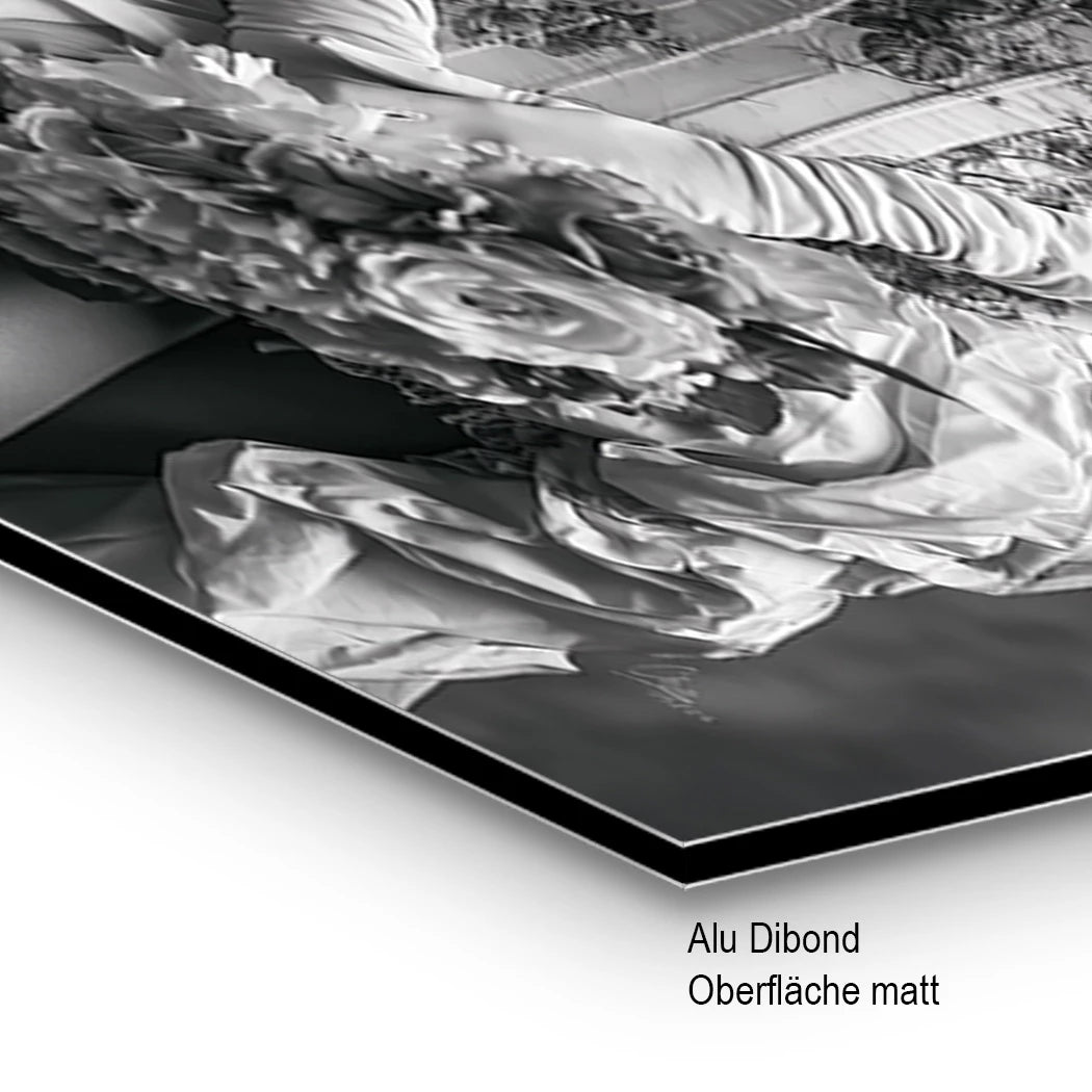 Rosen Verführung Alu Dibond Wandbild