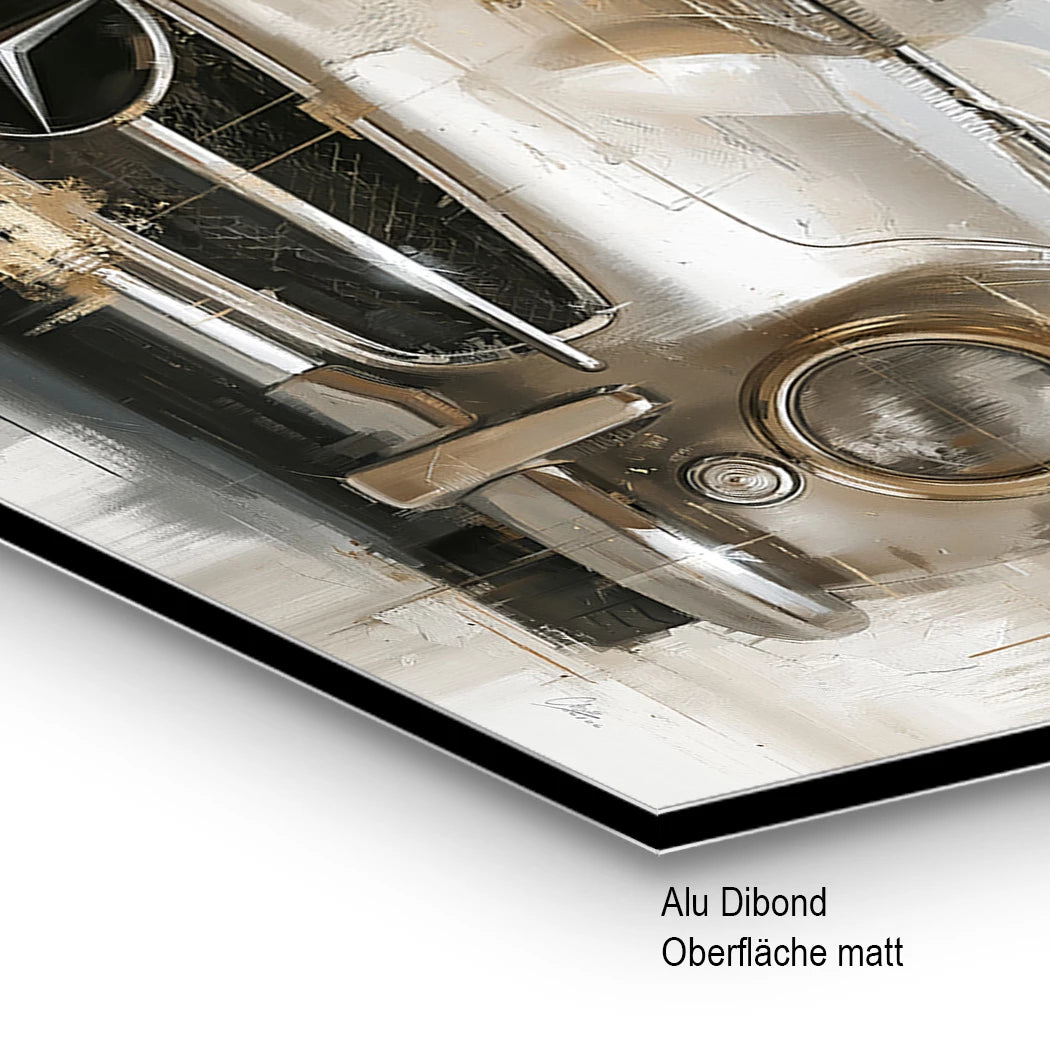 Mercedes 300SL Legende AluDibond Wandbild