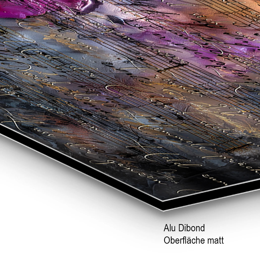 Beethoven Sinfonie Alu Dibond Wandbild