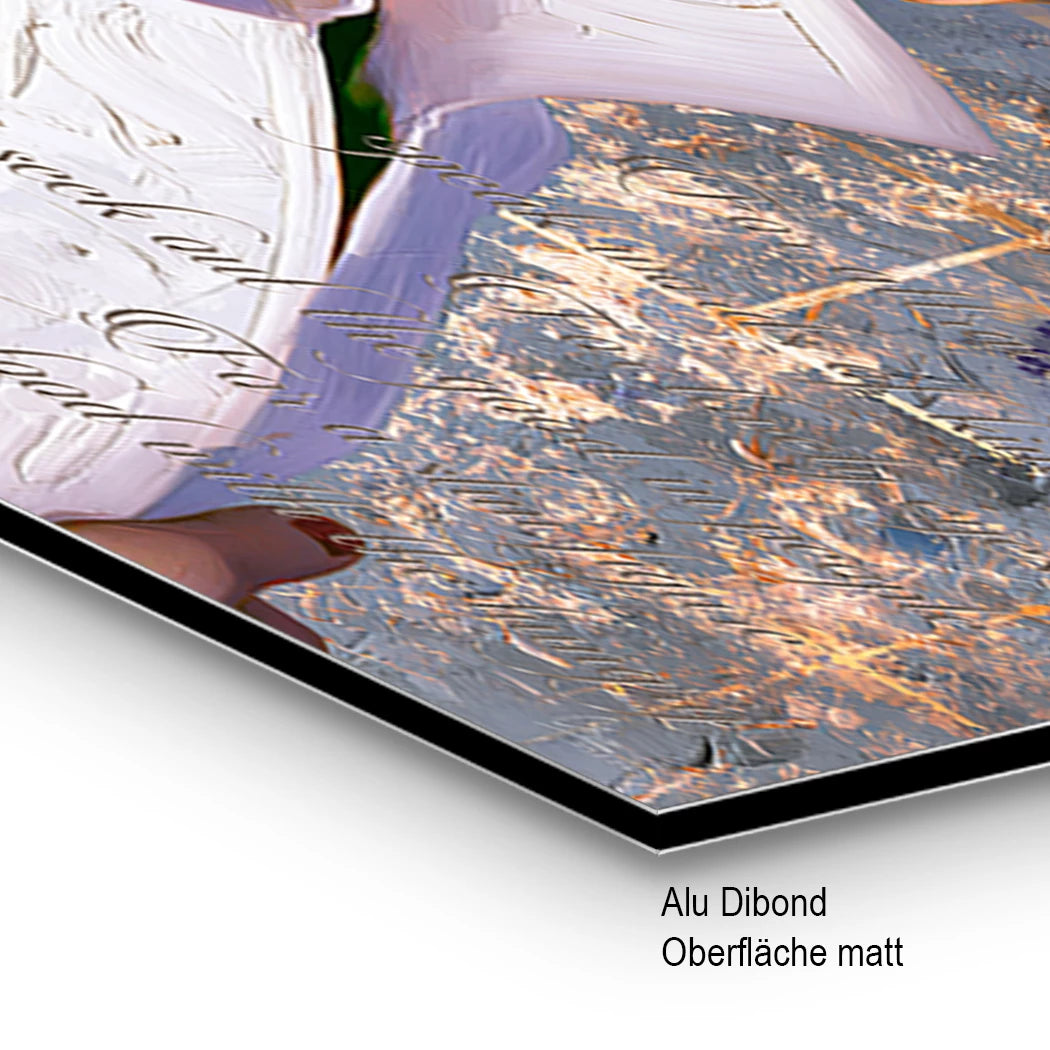 Audrey Couture Alu Dibond Wandbild