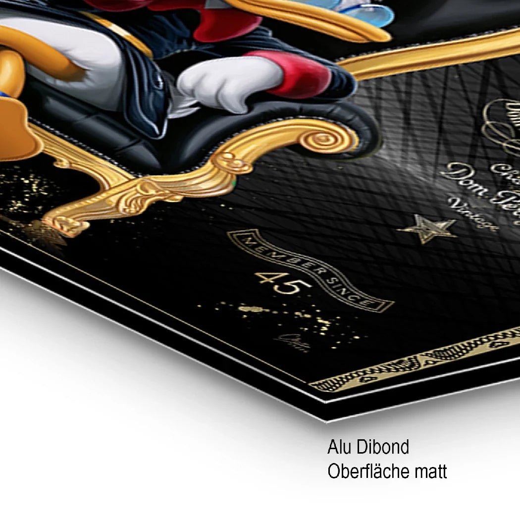 Dagobert Duck Empire AluDibond Wandbild