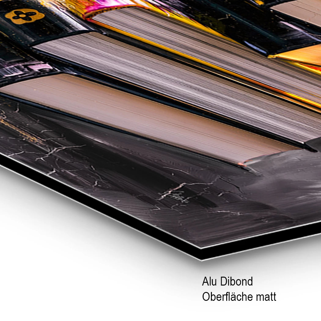 Fashion Bücher Alu Dibond Wandbild