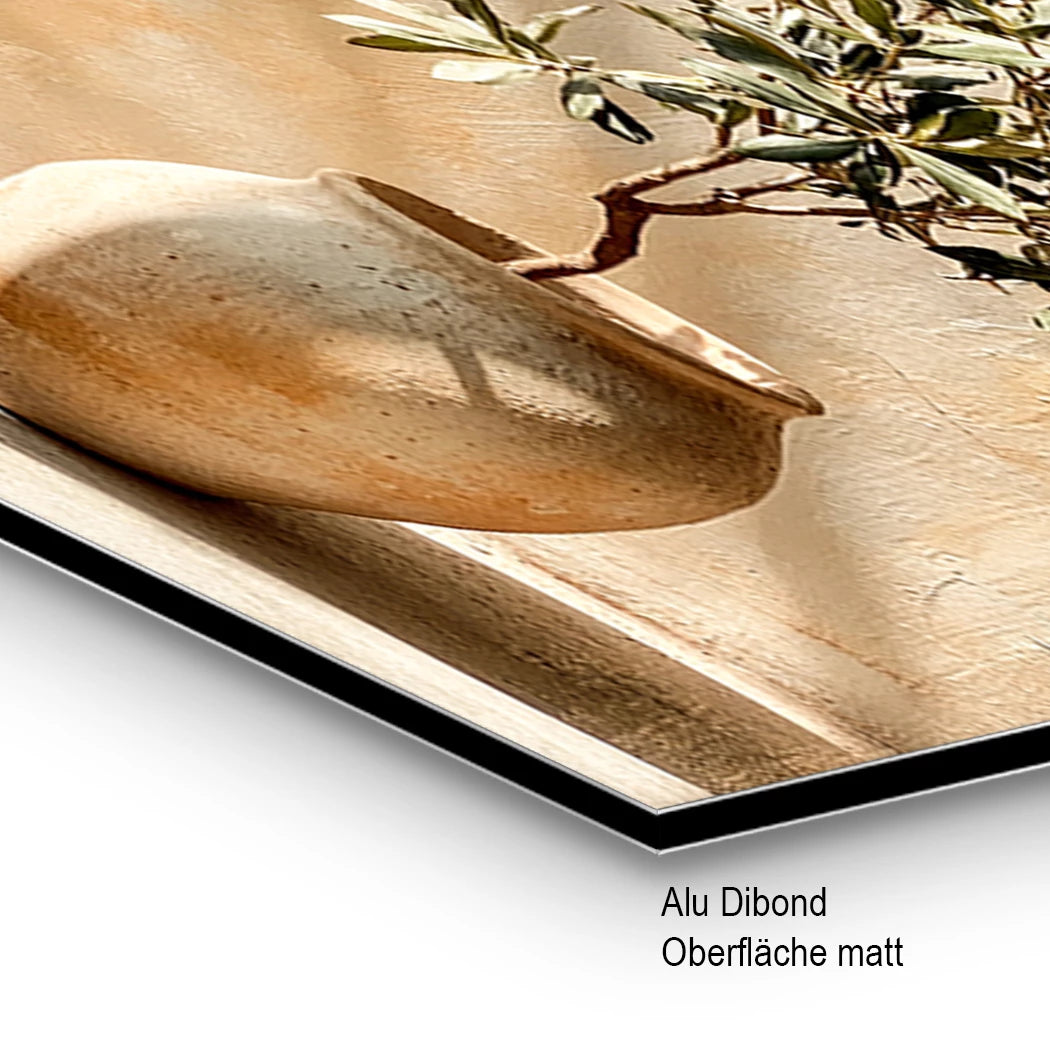 Der Olivenbaum Alu Dibond Wandbild