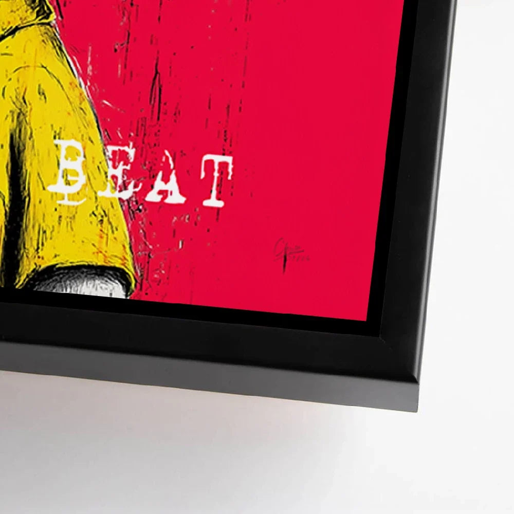 Snoopy Feel The Beat Alu Dibond Bild