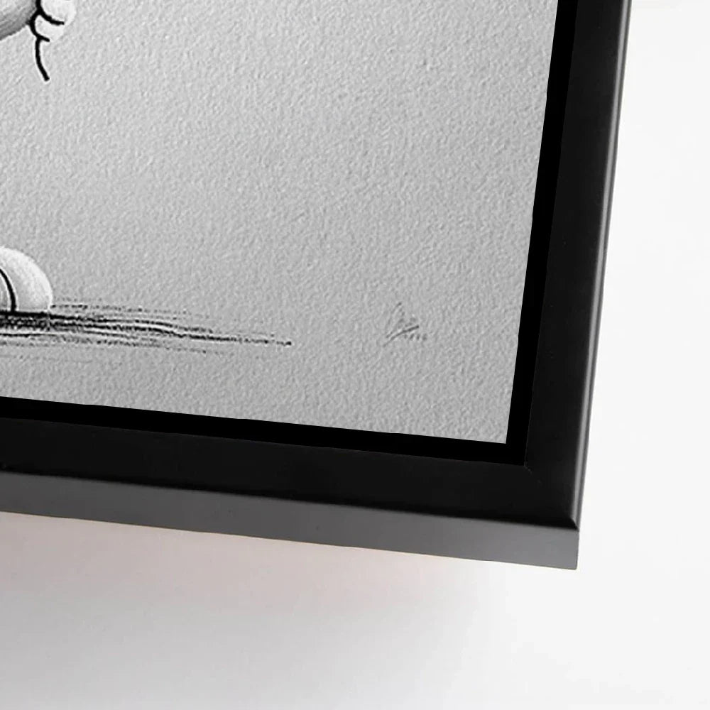 Snoopy Love Balloon Alu Dibond Bild