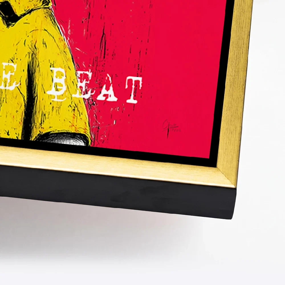 Snoopy Feel The Beat Alu Dibond Bild