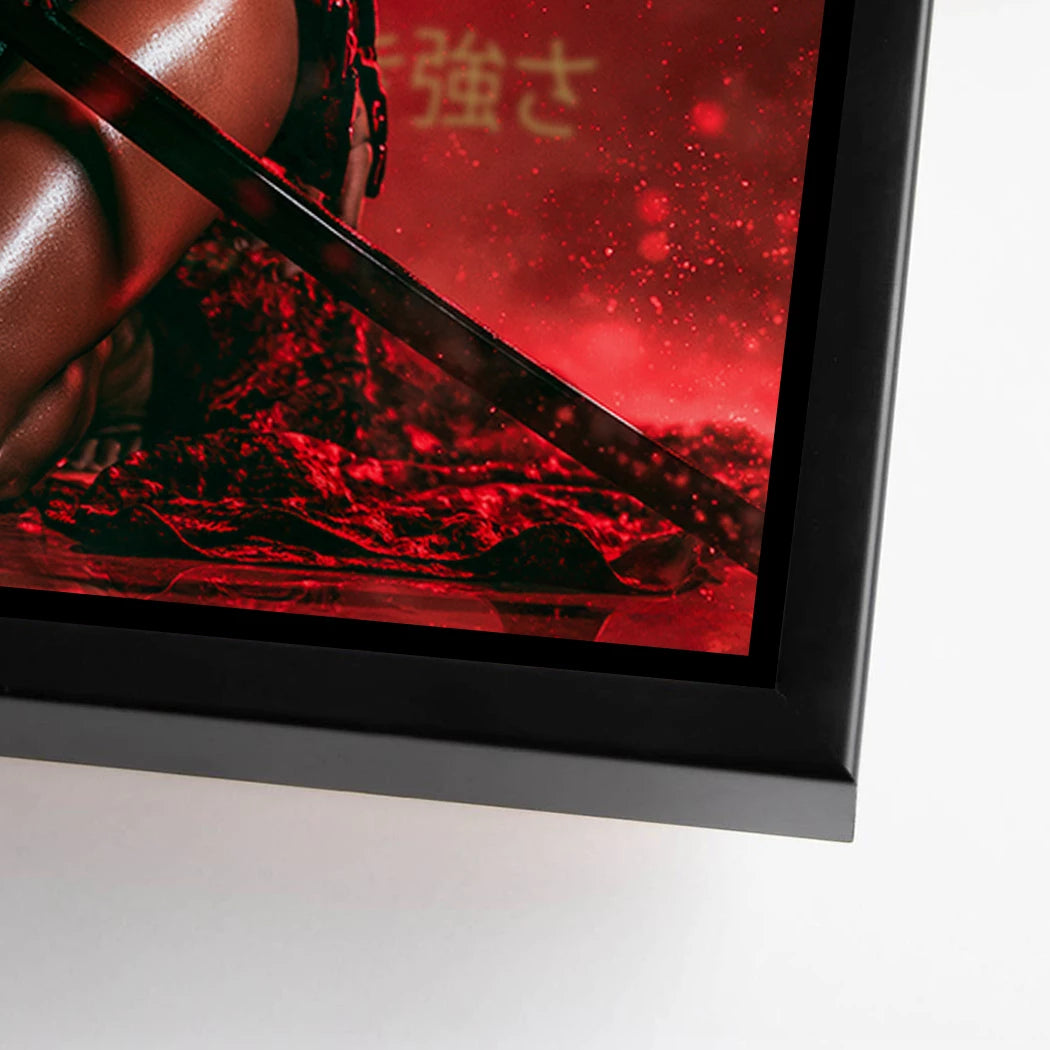 Samurai Rouge Alu Dibond Wandbild