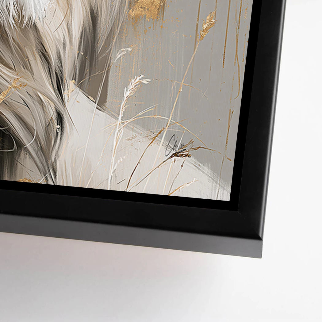 Silent Lion Alu Dibond Wandbild