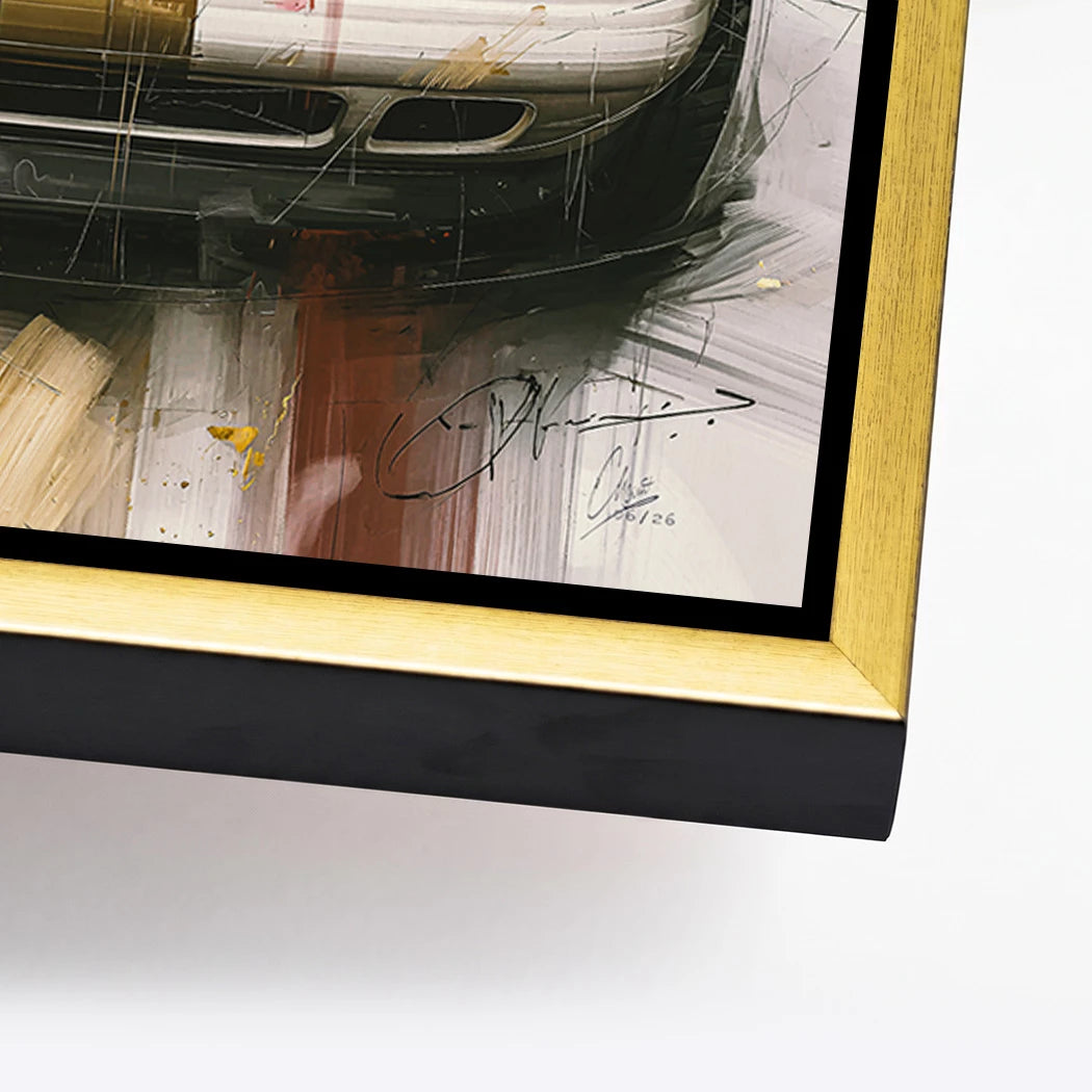 Porsche 911 Racing Alu Dibond Wandbild