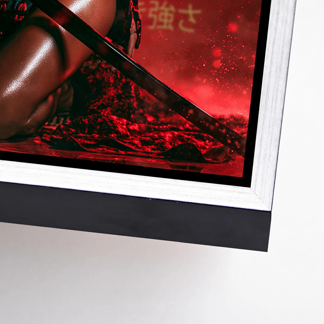 Samurai Rouge Alu Dibond Wandbild