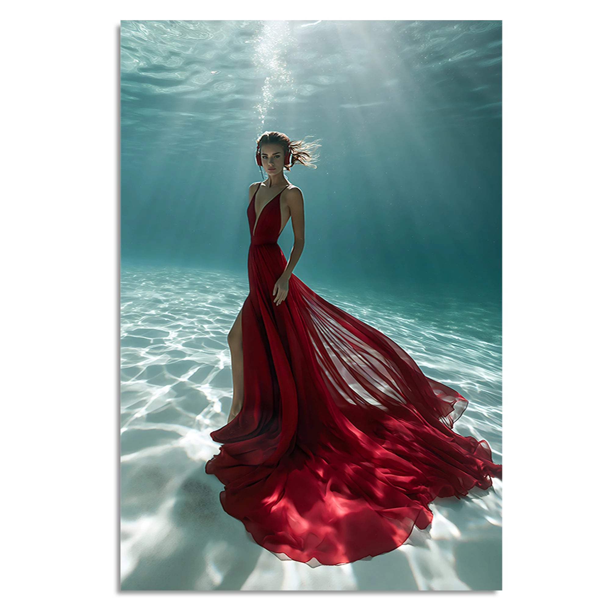 Unterwasser Sinfonie Alu Dibond Wandbild