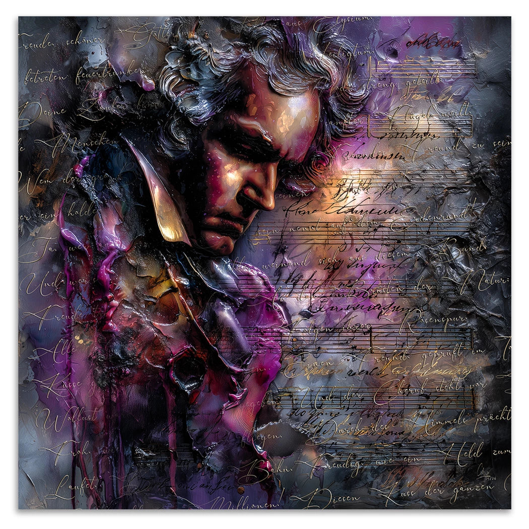 Beethoven Sinfonie Alu Dibond Wandbild