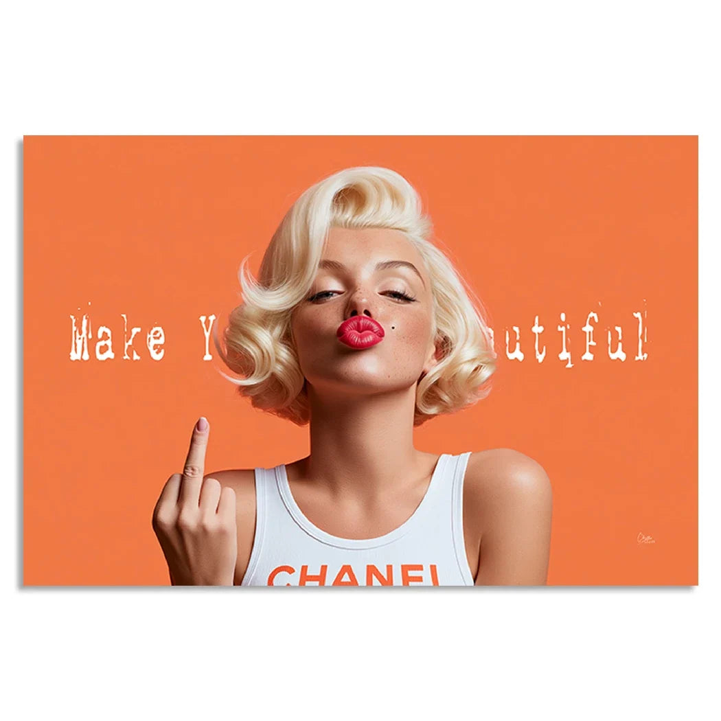 Marilyn Monroe Beautiful AluDibond Wandbild