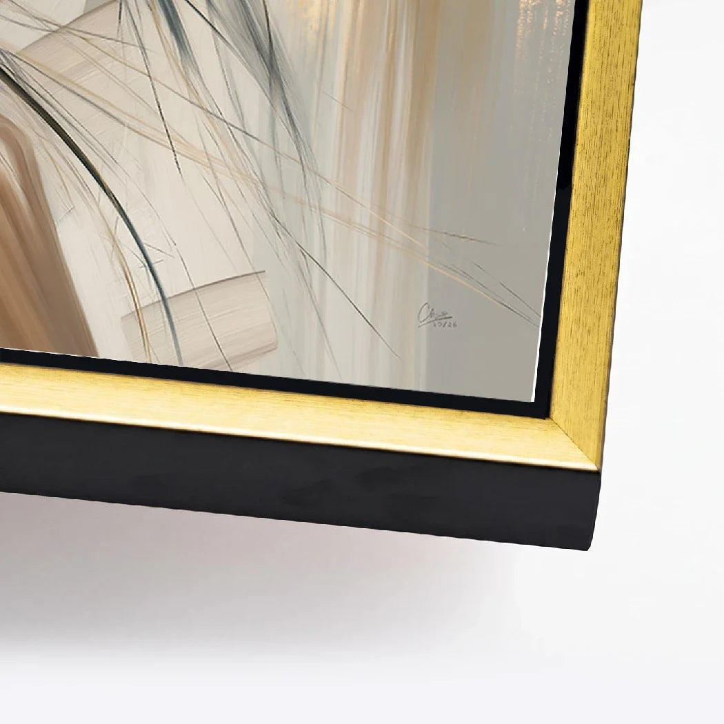 La Catrina Golden Silence AluDibond Wandbild