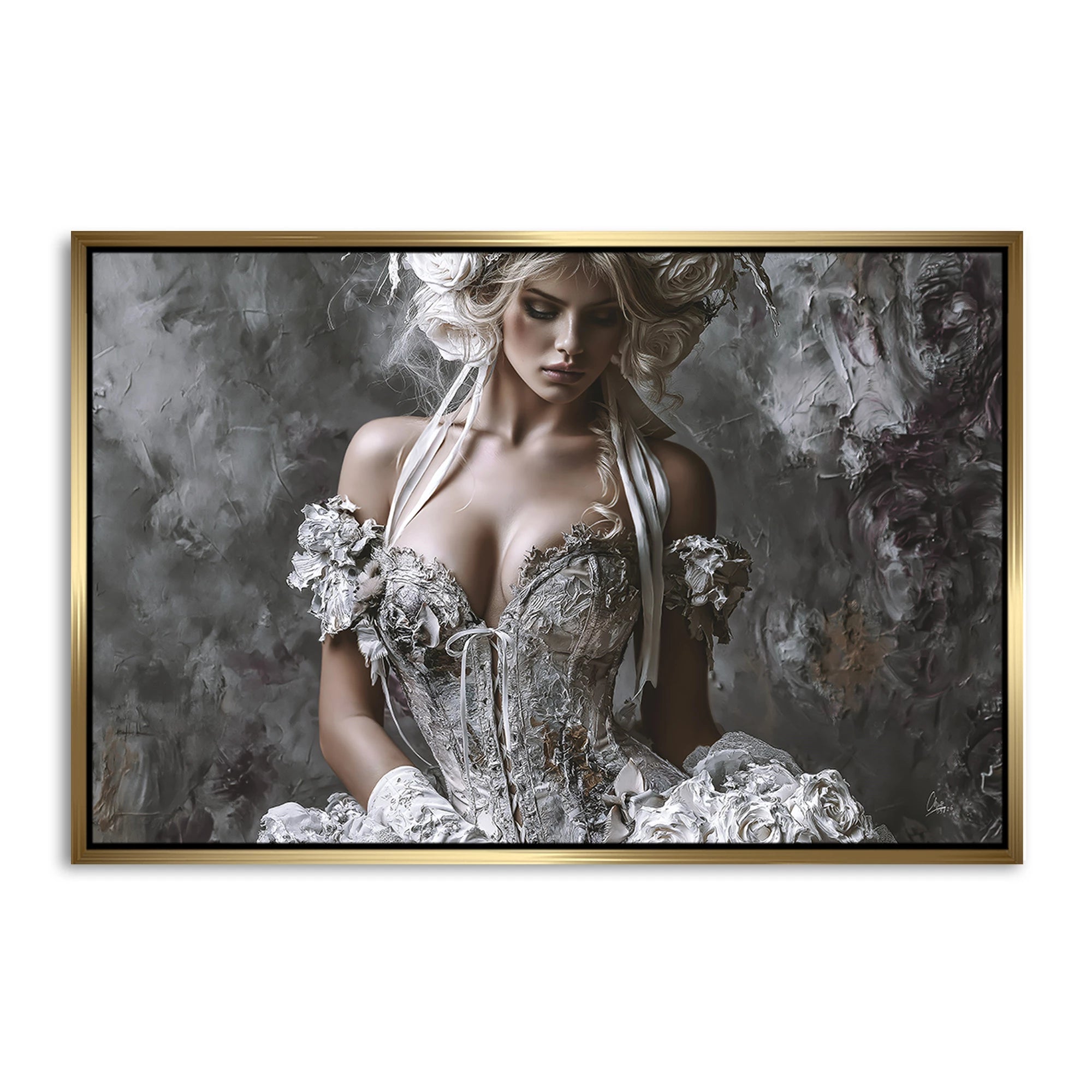 Rosen Couture AluDibond Wandbild