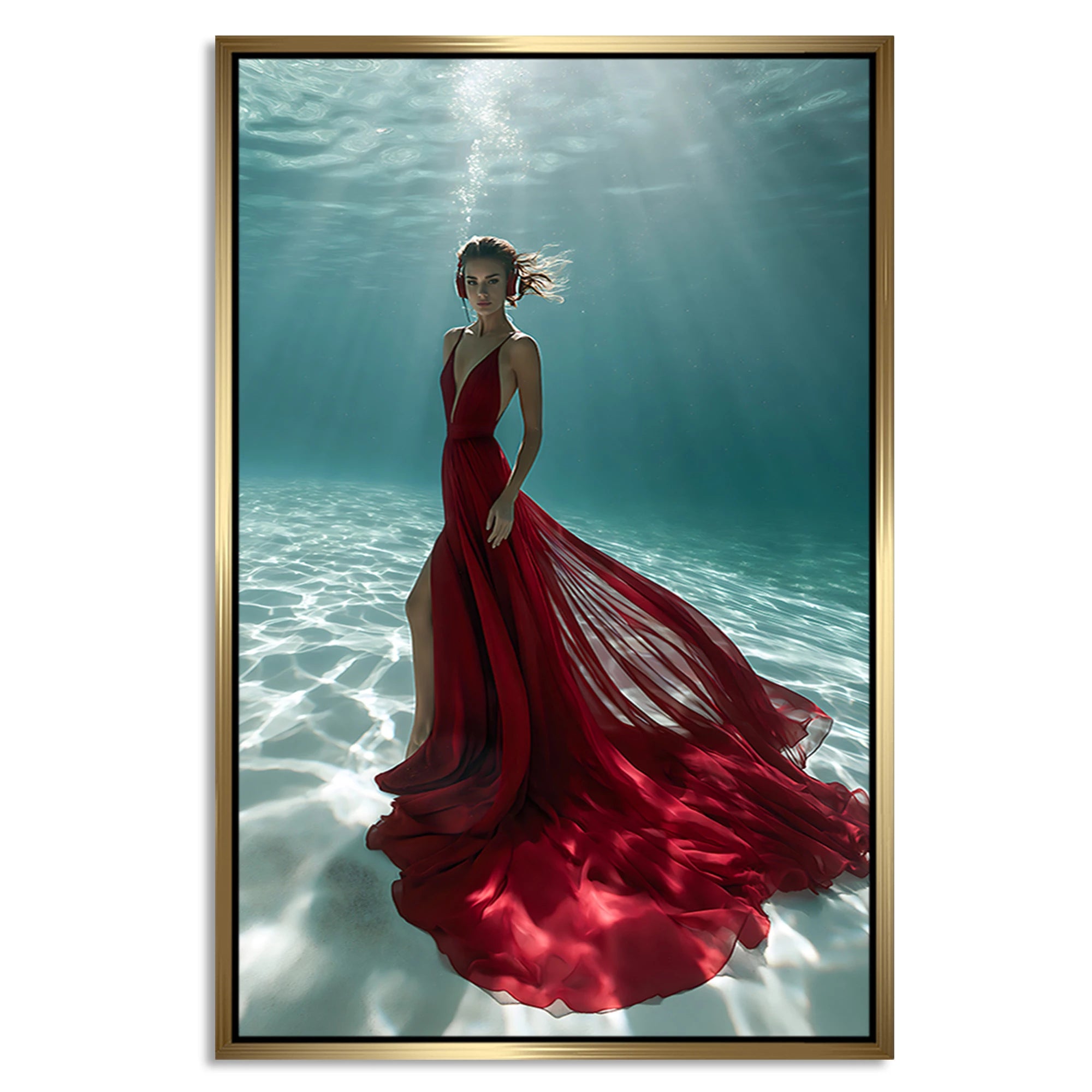 Unterwasser Sinfonie Alu Dibond Wandbild