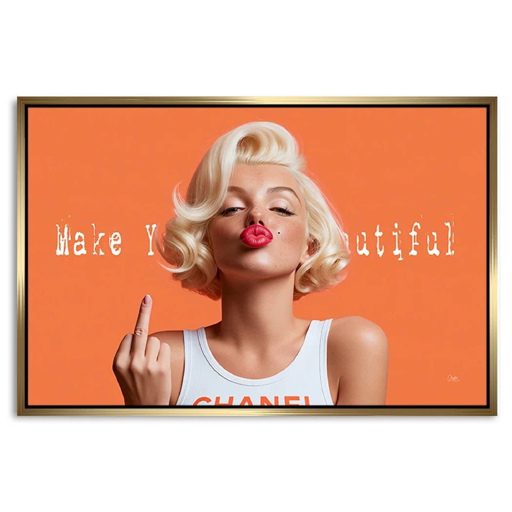 Marilyn Monroe Beautiful AluDibond Wandbild