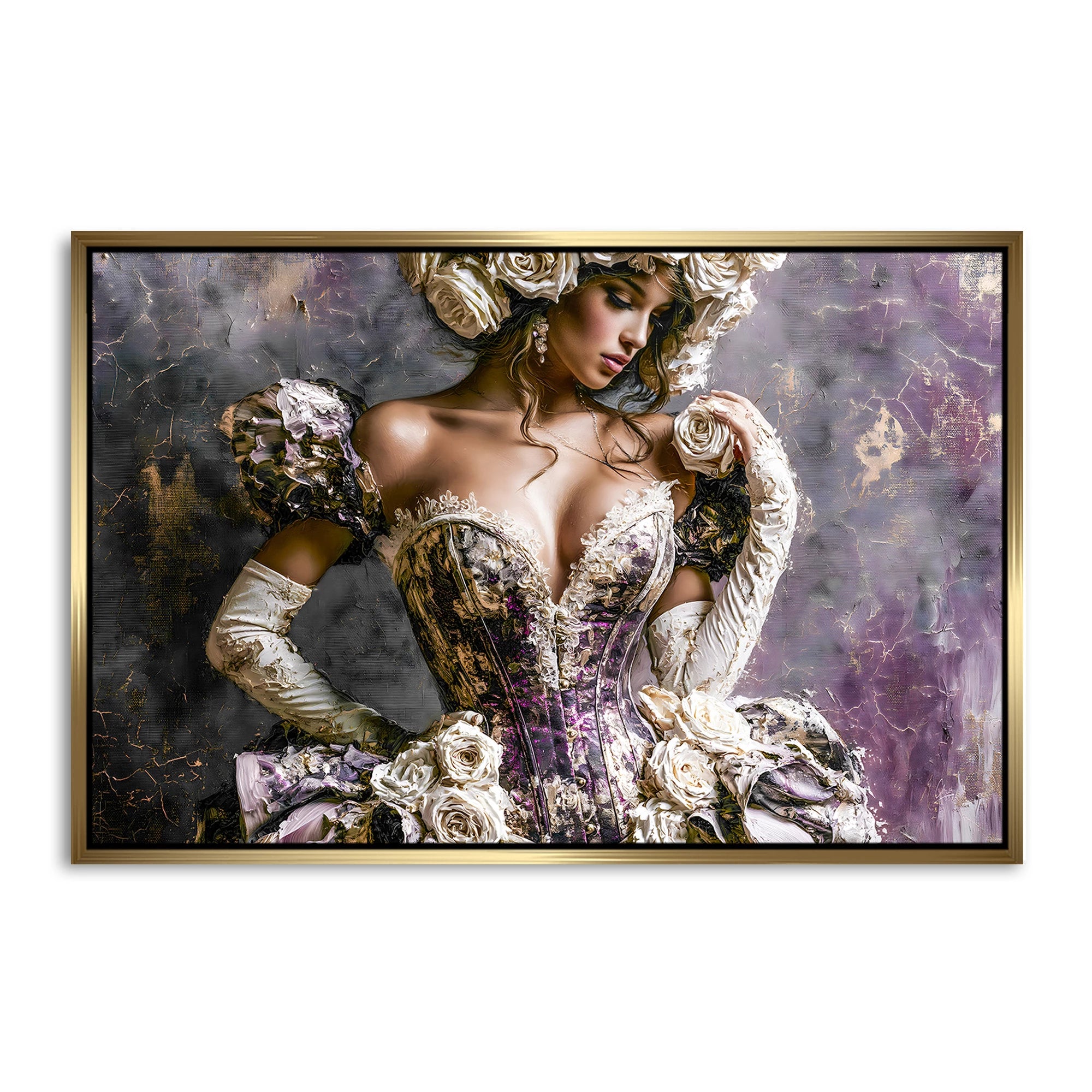 Blüten Couture AluDibond Wandbild