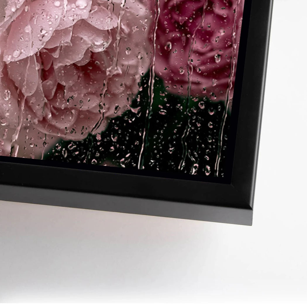 Chanel Rosenregen Aluminiumbild gebürstet