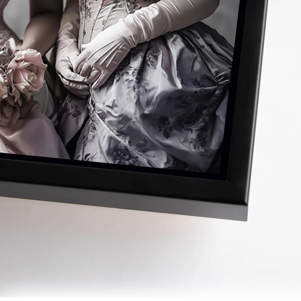 Rosen Damen Alu Dibond Wandbild