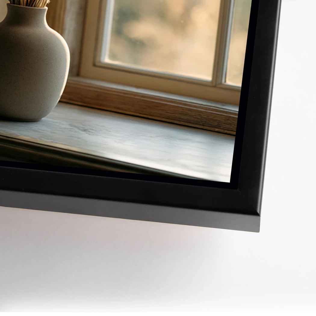 Pampas Fensterlicht Alu Dibond Wandbild