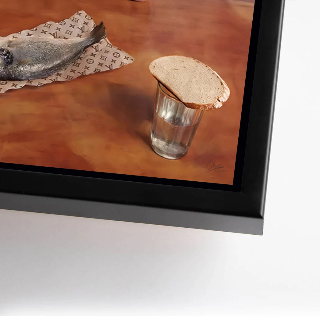 Dinner Alu Dibond Wandbild