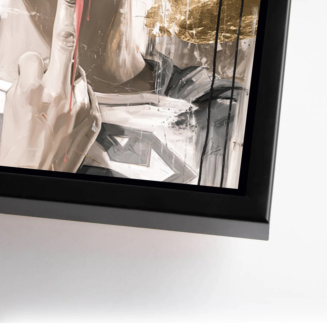 Frida Superman Alu Dibond Wandbild