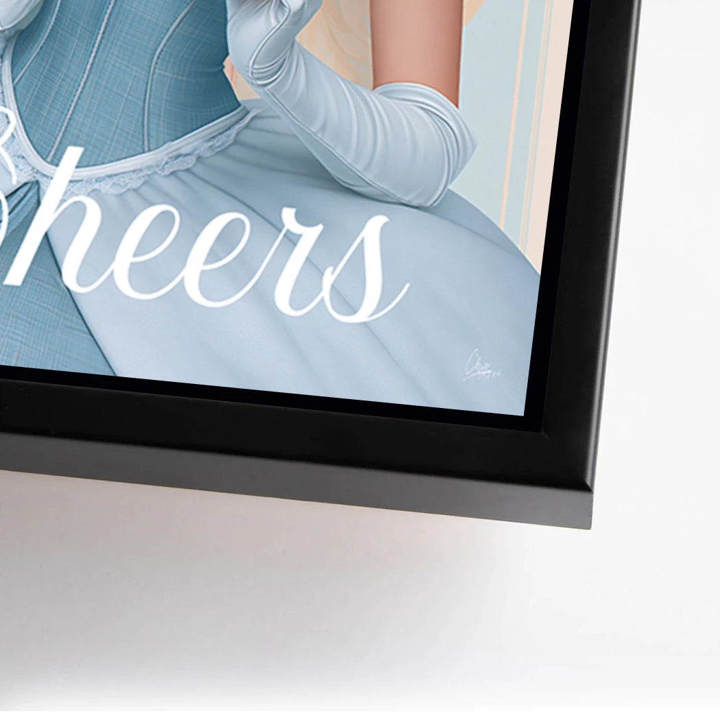 Cinderella Cheers Alu Dibond Wandbild